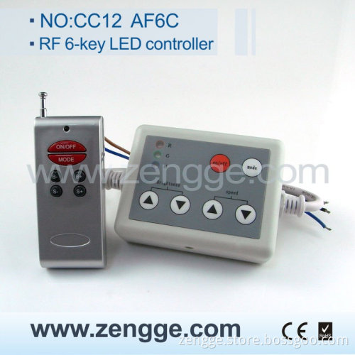 2013 new products on market! RF 6-Key Infrared LED Controller with CE&RoHS certificate